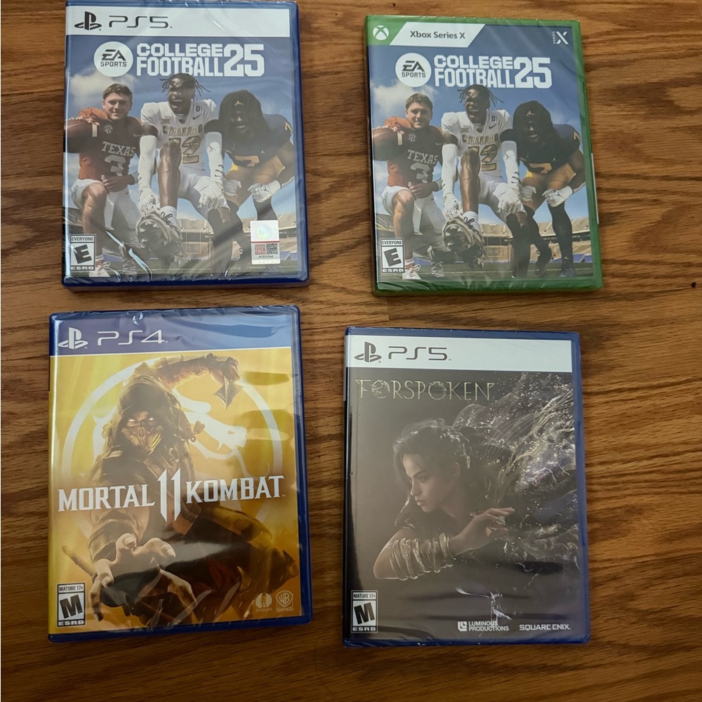 Sony Blue PS5 Game Collection